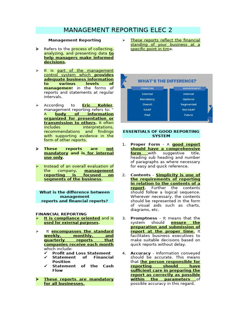 Management Reporting and Budgeting Essentials | PDF | Budget | Economies
