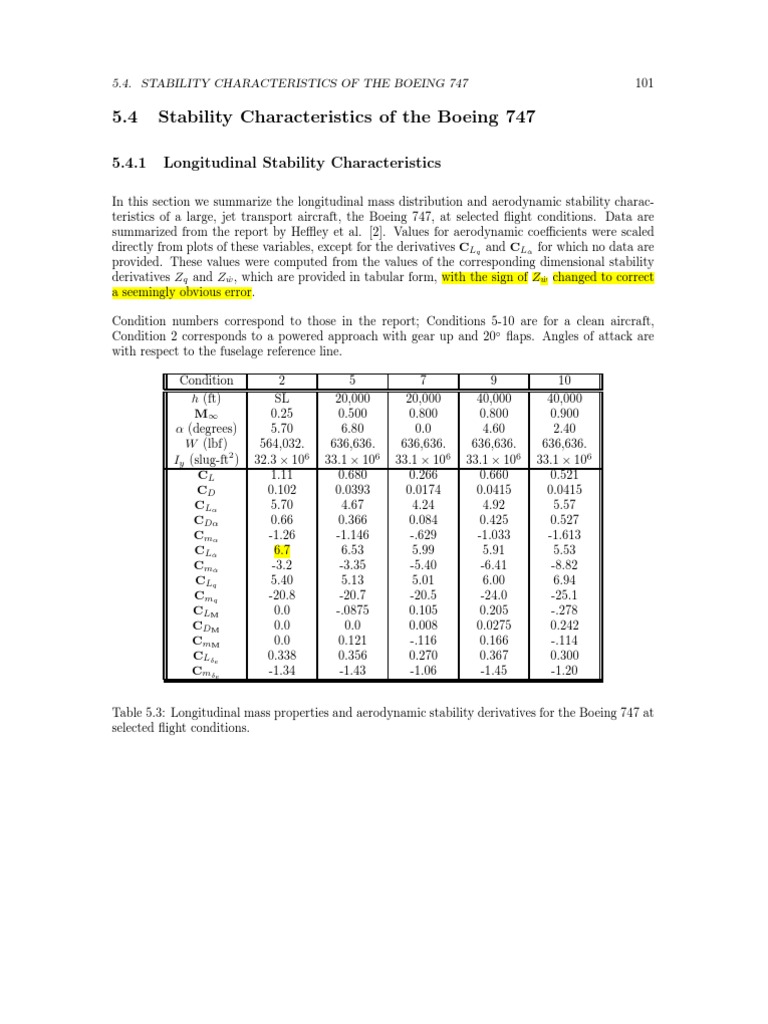 B747 Data | PDF