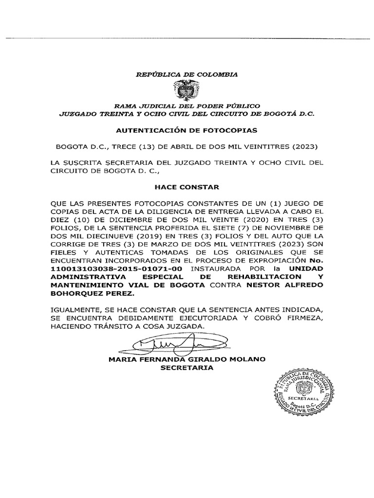 Sentencia | PDF