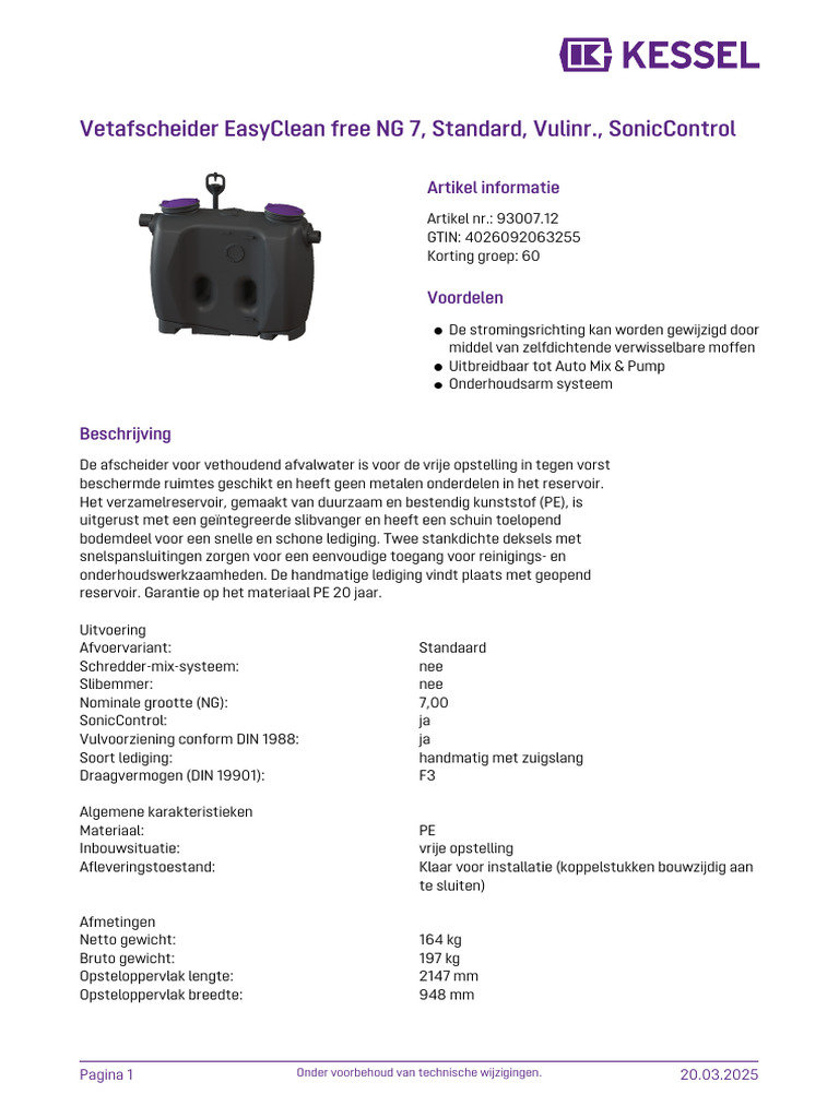 Kessel 93007.12 | PDF