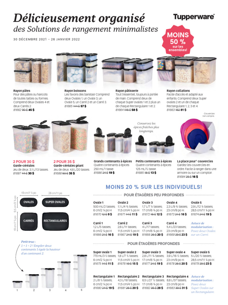 Catalogue Tupperware 2022 Promotions | PDF