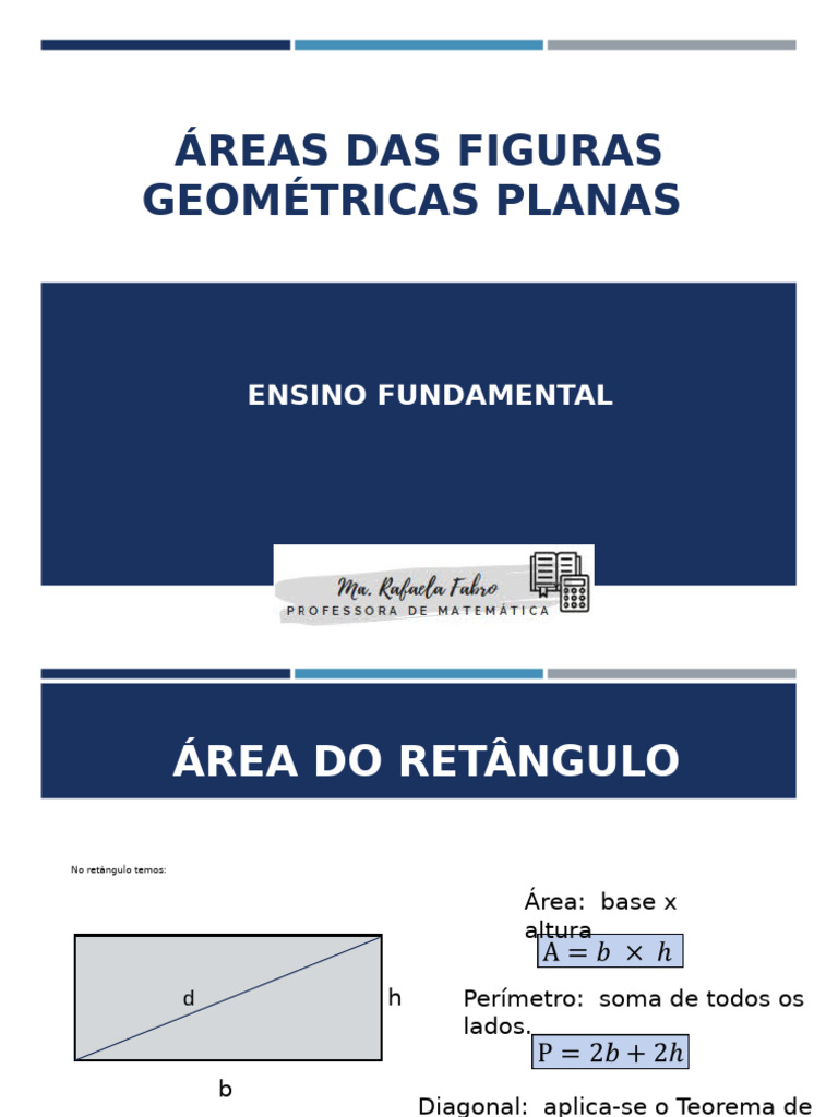 Cálculo de Áreas de Figuras Planas | PDF | Triângulo | Círculo