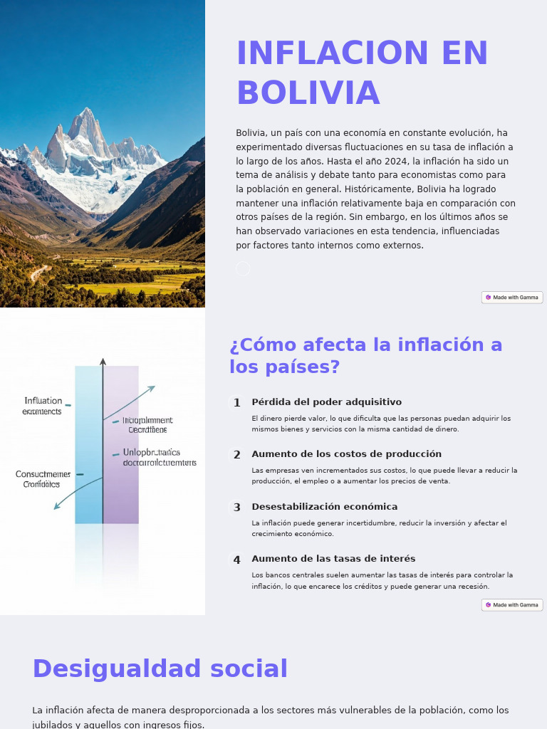 Inflacion en Bolivia | PDF | Inflación | Índice de precios al consumidor