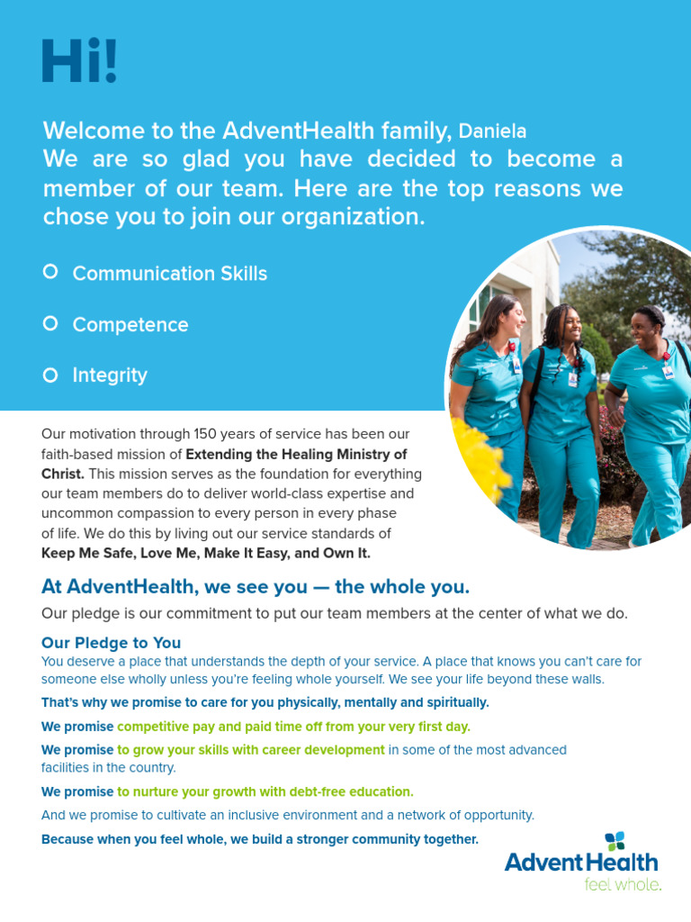 Welcome to AdventHealth: Your Benefits Guide | PDF | Hospital | Health Care