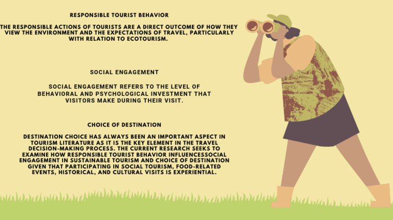 Responsible Tourist Behavior and Choices | PDF