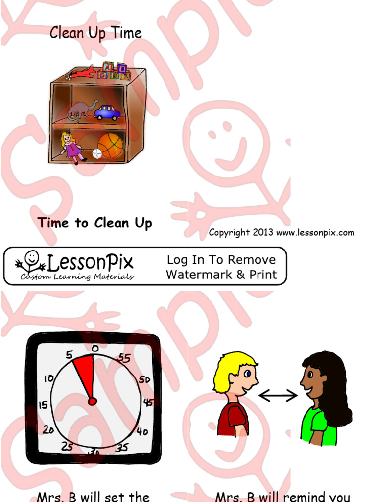 Clean Up Time: A Guide for Kids | PDF