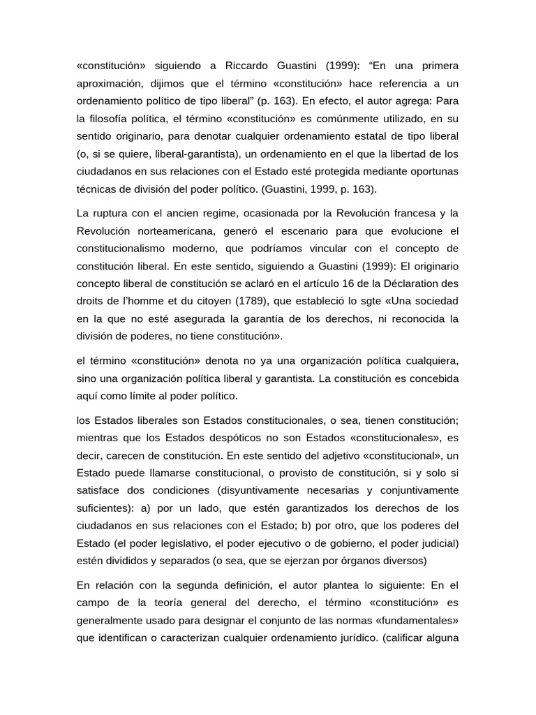 Concepto y Poder Constituyente | PDF | Constitución | Derecho ...
