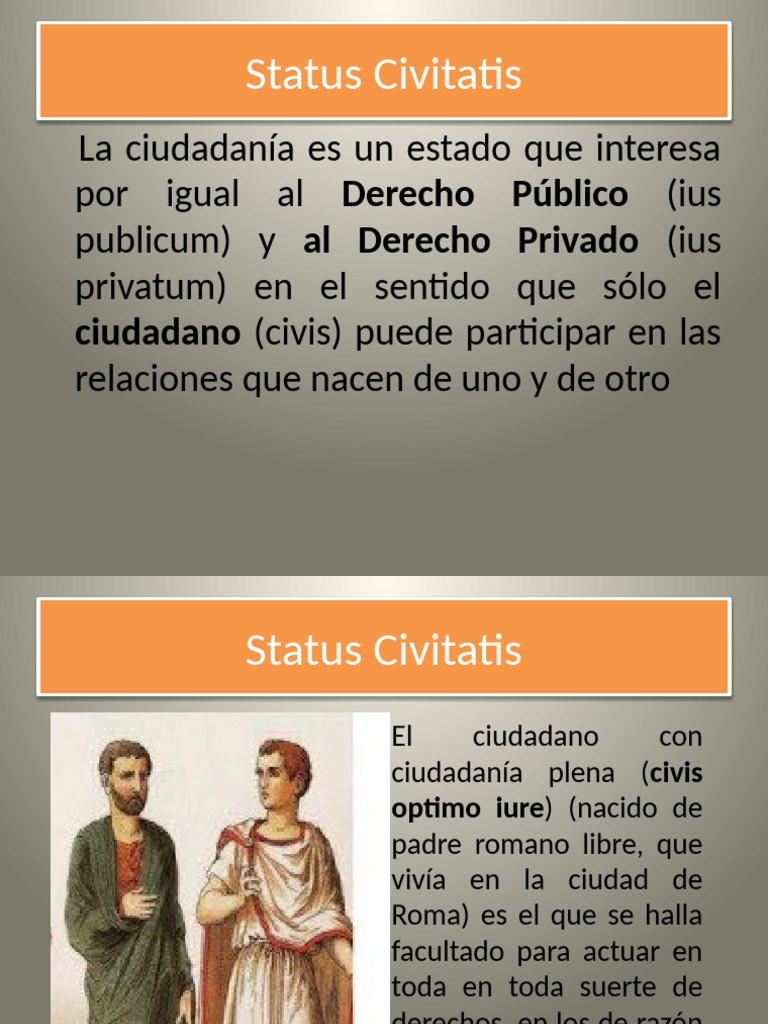 Ciudadanía y Derechos en Roma | PDF | Roma antigua