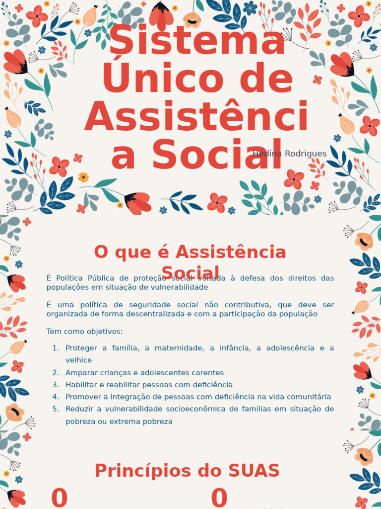 Sistema Único de Assistência Social (SUAS) | PDF | Família | Exclusão ...