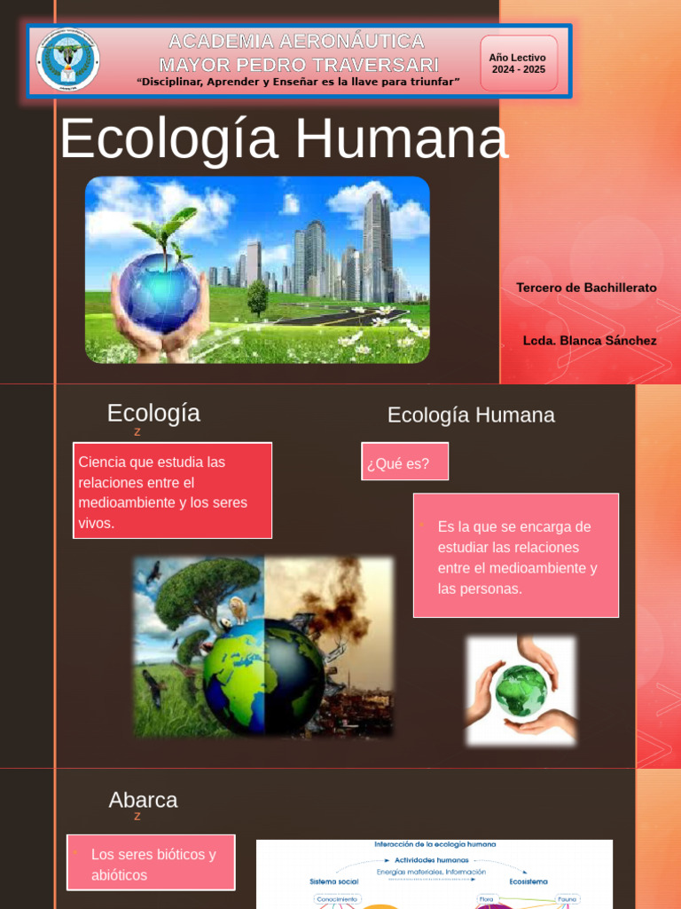 Ecología Humana | PDF | Entorno natural | Ecología