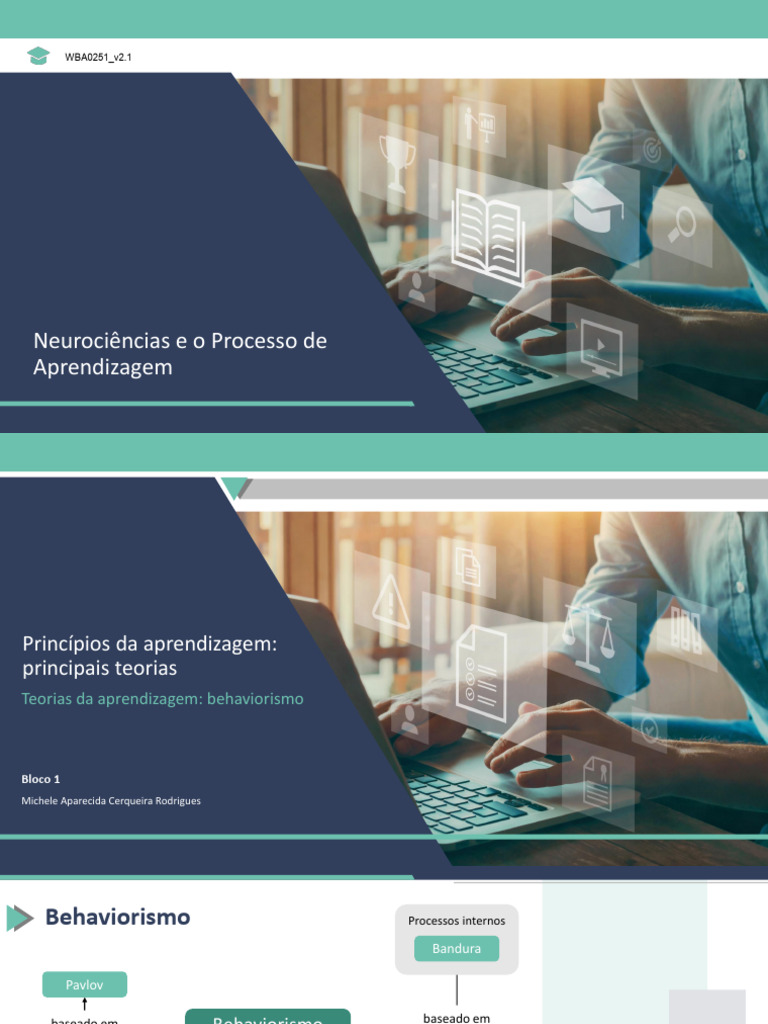 Teorias da Aprendizagem e Neurociências | PDF | Behaviorismo | Aprendizado