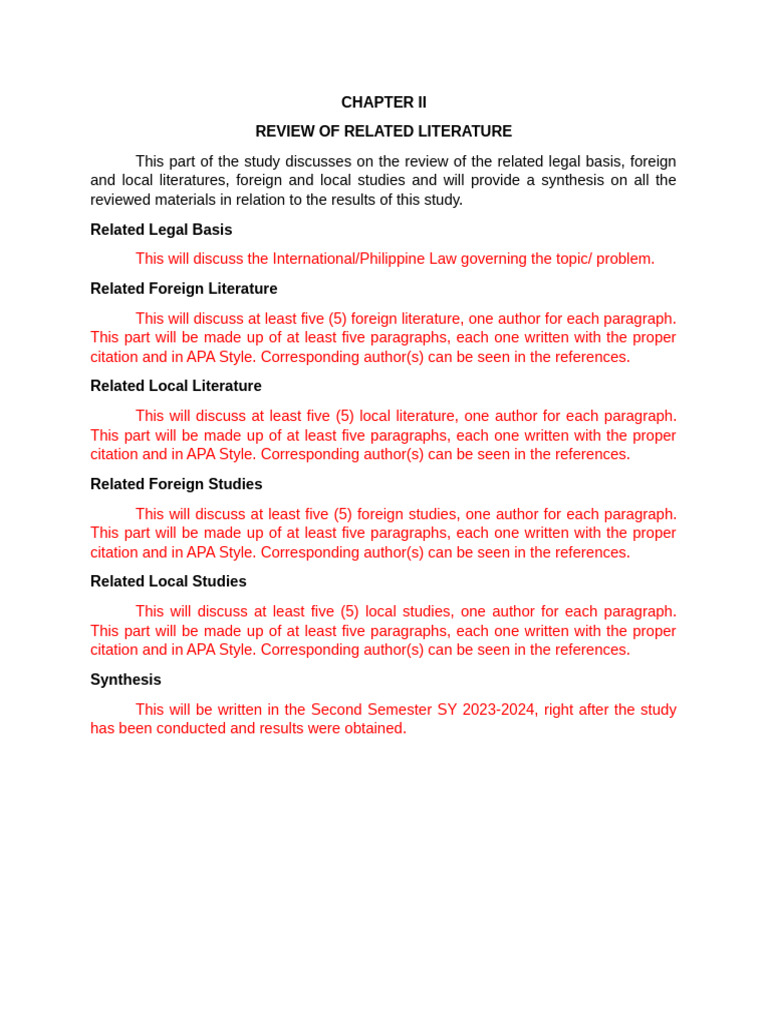 PR2 Chapter 2 RRL | PDF | Literature Review | Citation