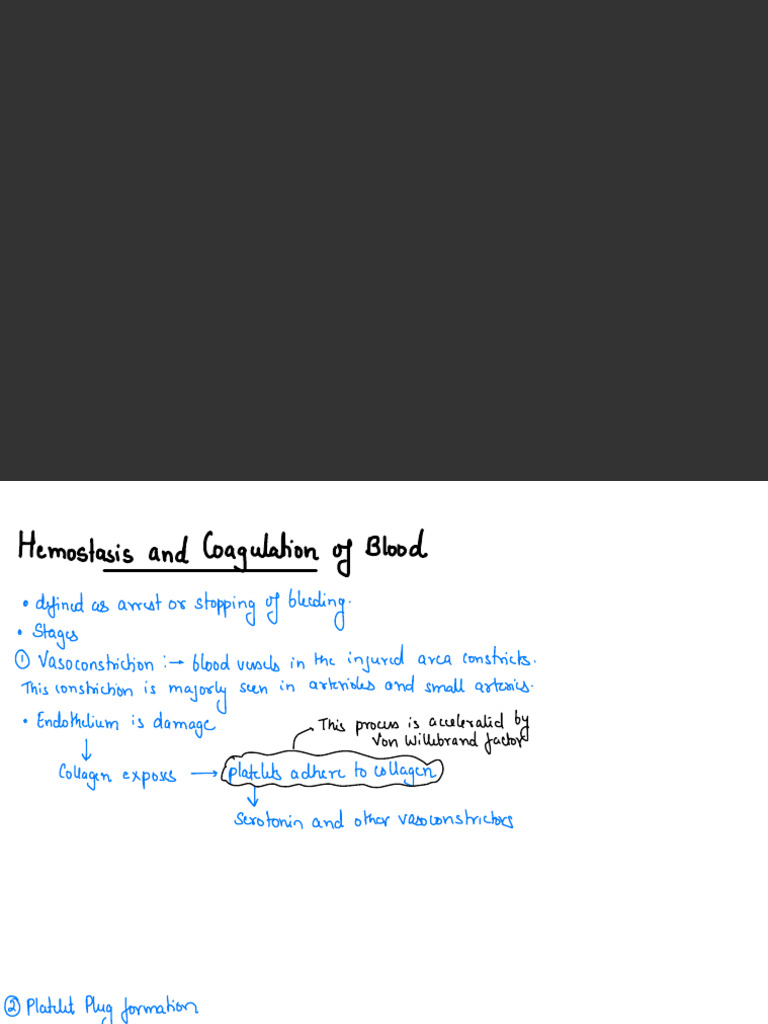 Hemostasis and Blood Coagulation | PDF | Coagulation | Thrombus