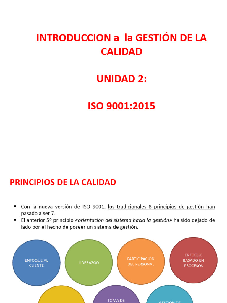 Liderazgo en ISO 9001:2015 | PDF | Calidad (comercial) | Sistema de ...