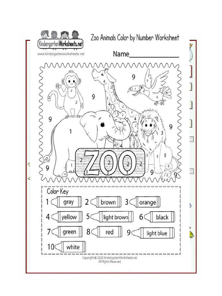 Colors and Animals | PDF