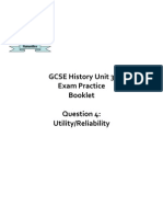 Unit 3 - Question 4 - Utility and Reliability Booklet