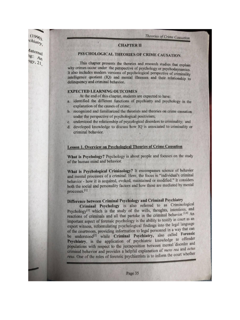 Crim 101 Handouts | PDF