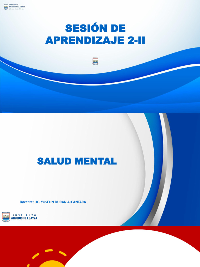 Clase 2-II Estrategiasanitaria Nacional de La Salud Mental | PDF ...