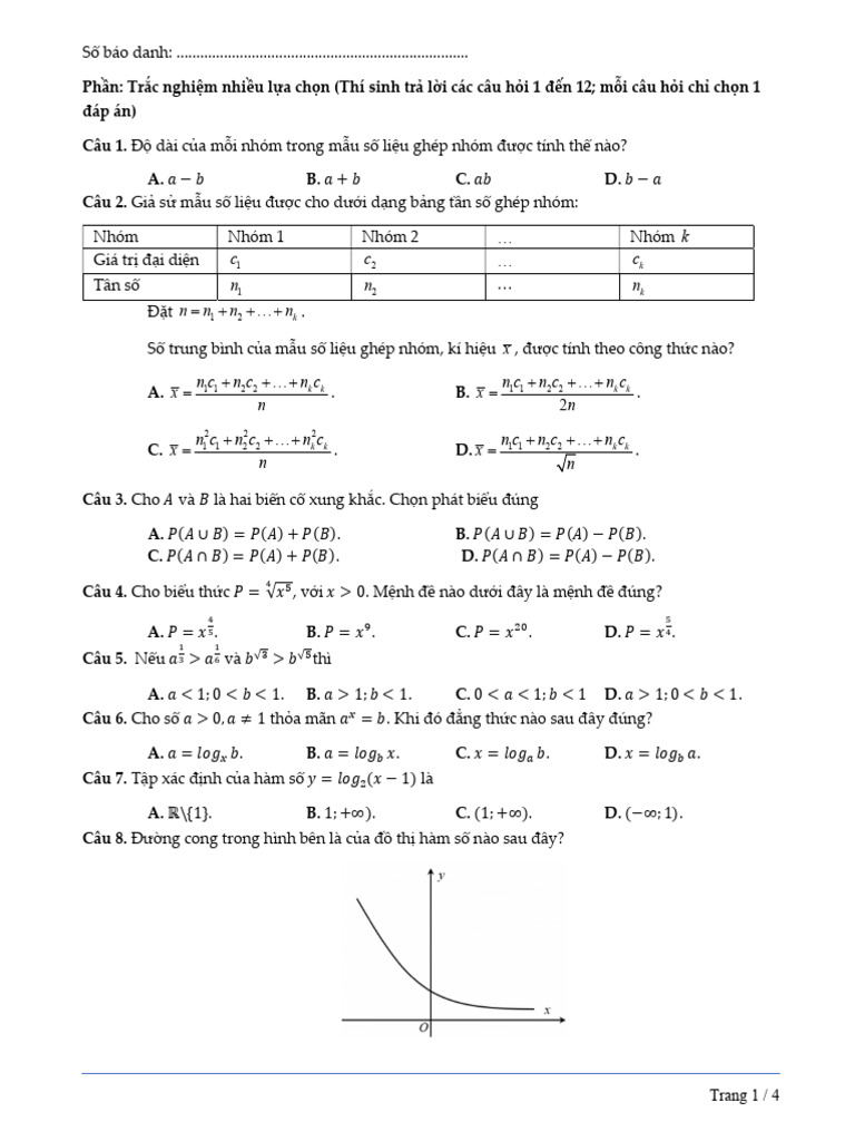 gk2 - Toan 11 | PDF