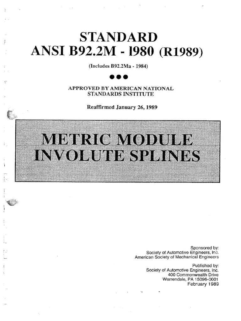 92.2M Ansi-B 1980 | PDF