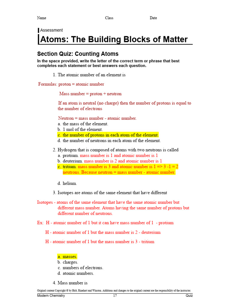 Counting Atoms | PDF | Chemical Elements | Atoms
