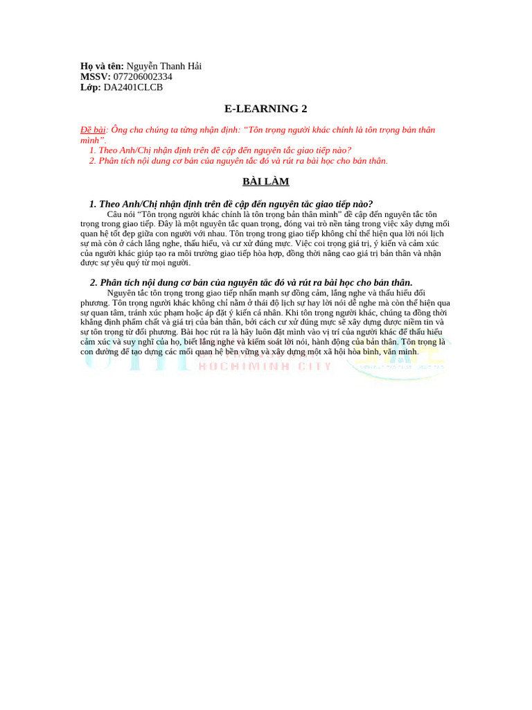 Elearning 2 | PDF