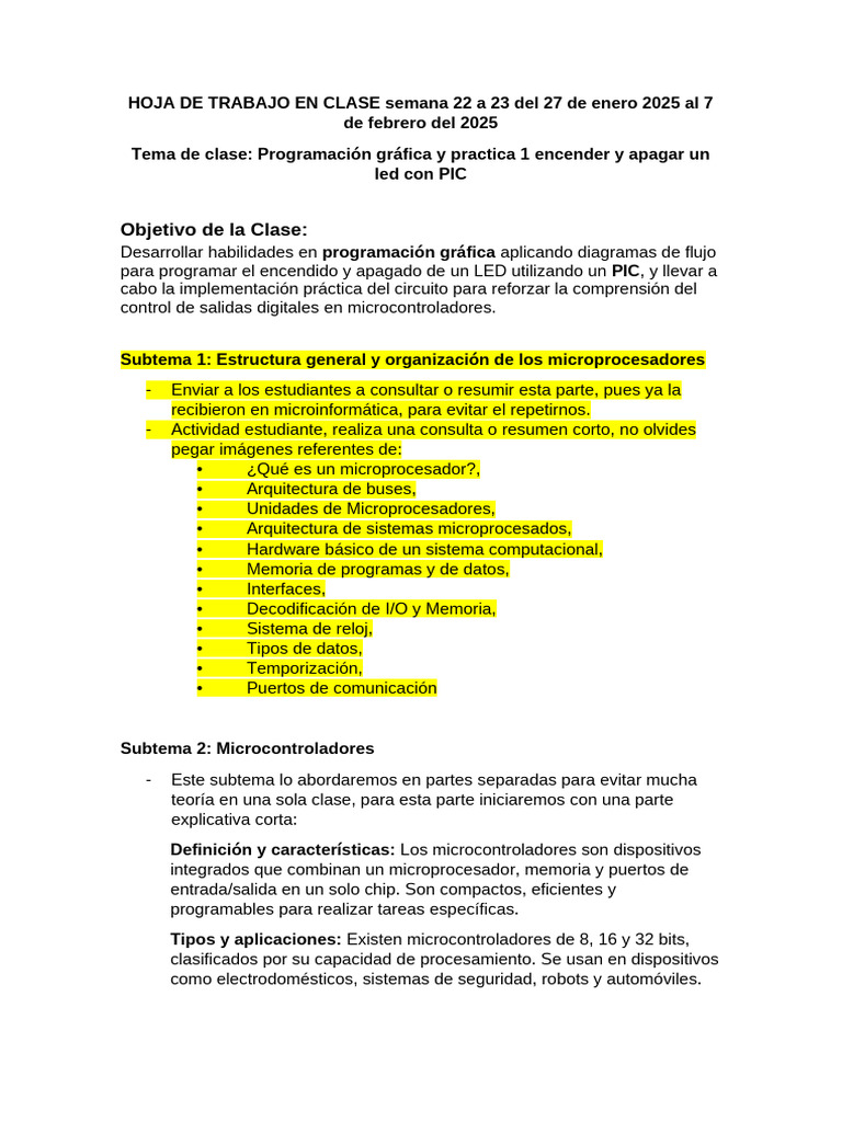 Programación de LED con PIC y Flowcode | PDF | Microcontrolador ...