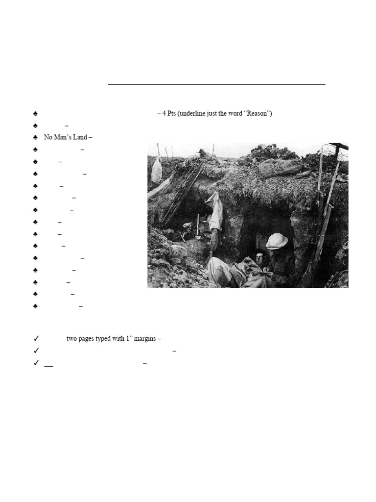 Trench Letter Assignment Guidelines | PDF