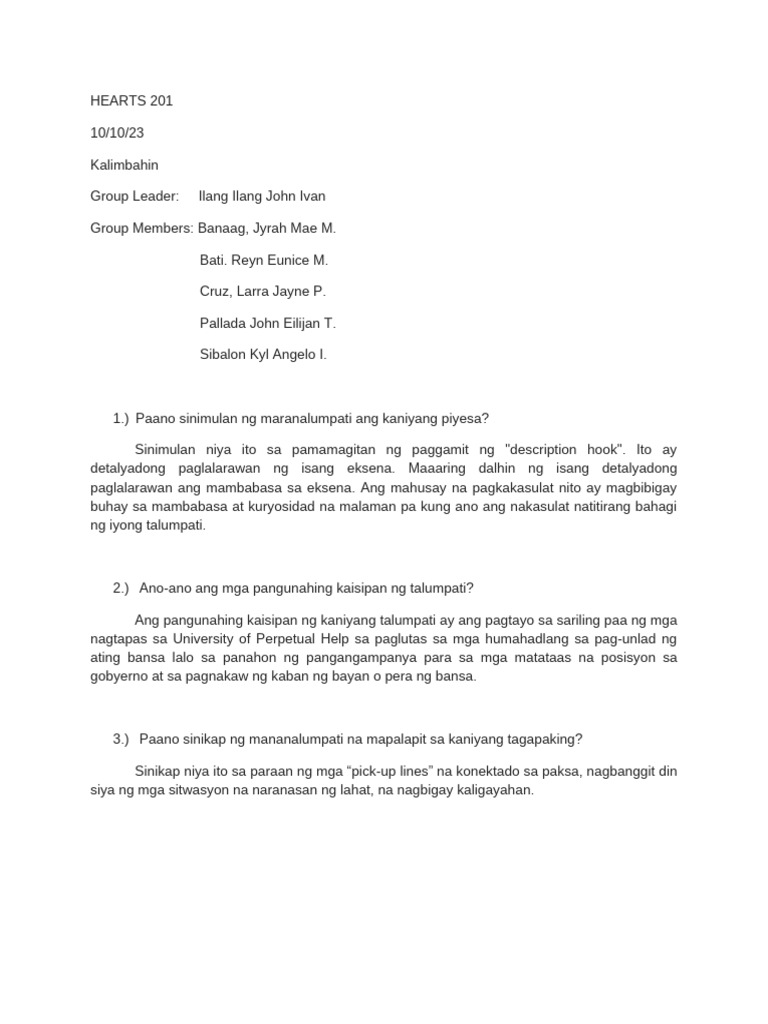 Talumpati | PDF