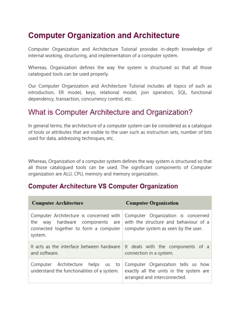 Computer Organization and Architecture | PDF | Computer Data Storage ...