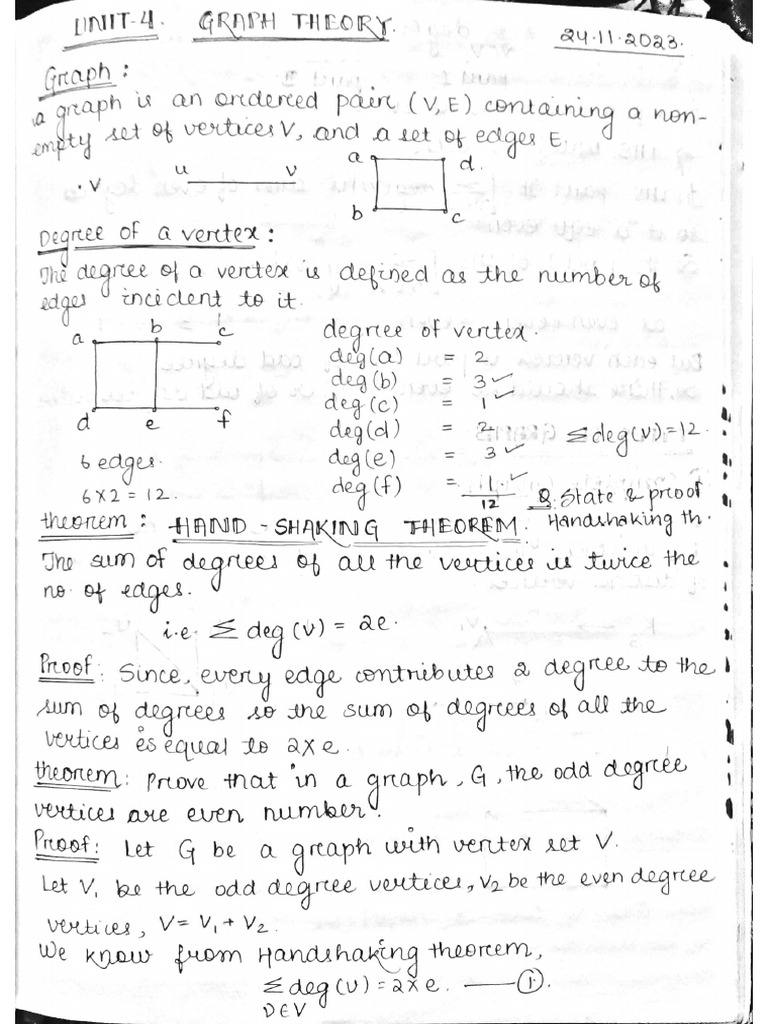 Graph Theory | PDF