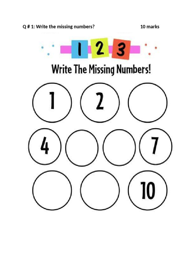 Montessori Math Assessment Worksheet | PDF
