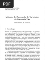 contrução de variedades de dim 3
