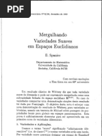 mergulhando variedades em espaços euclideanos 