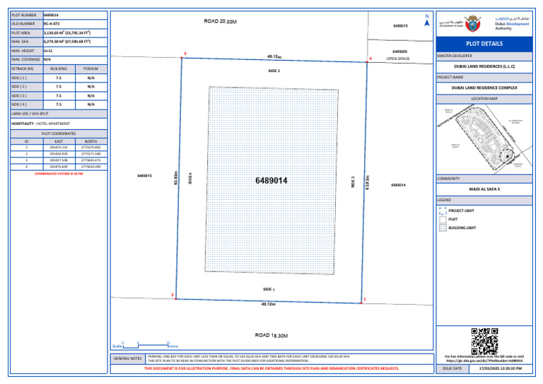 Plot Details: ROAD 20.00M | PDF