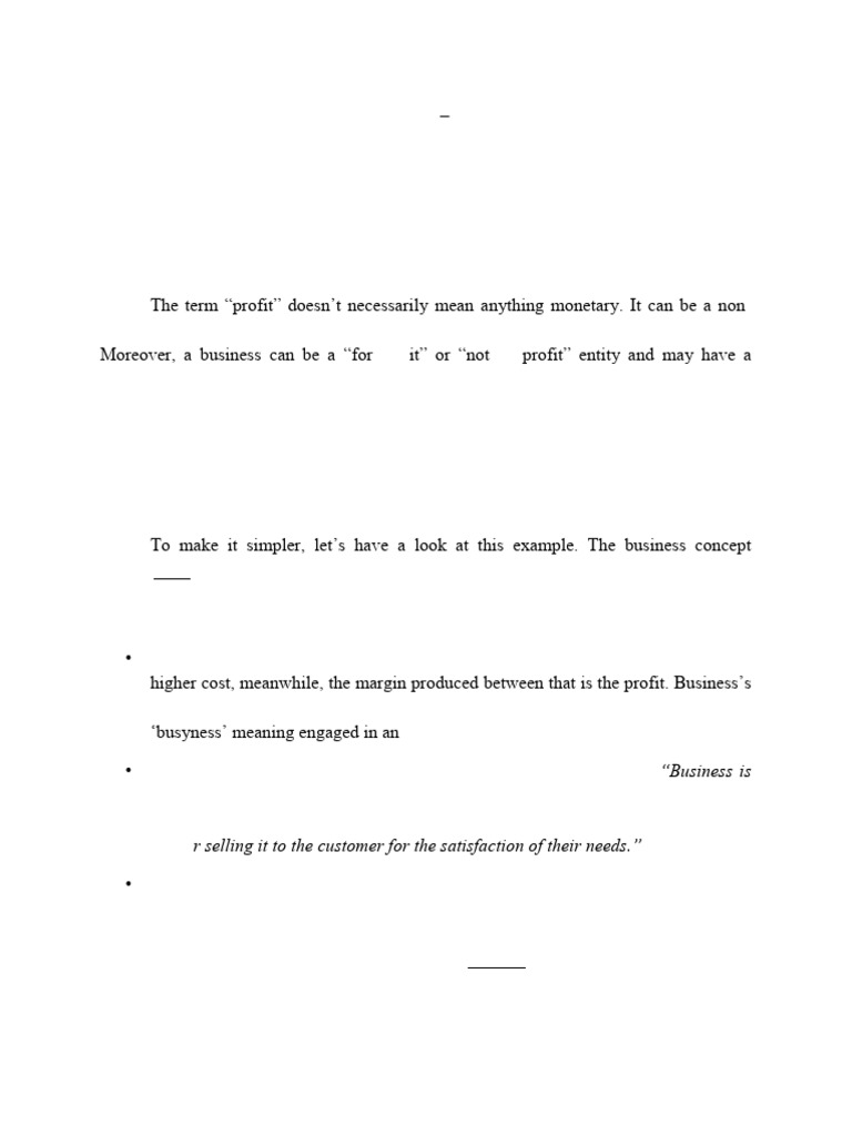 Understanding Business Concepts and Types | PDF | Commerce | Business