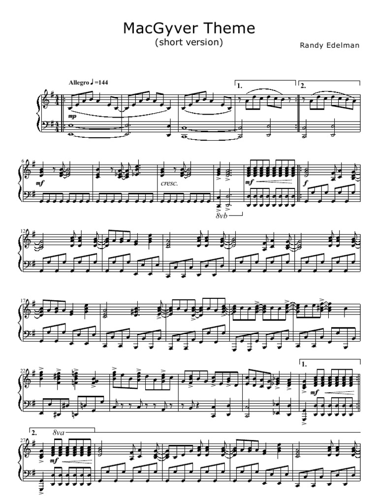 MacGyver Theme | PDF