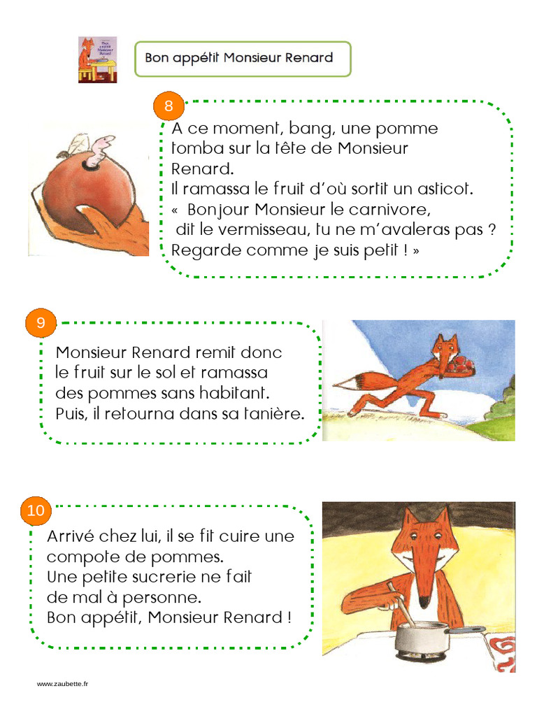 Monsieur Renard et la pomme magique | PDF