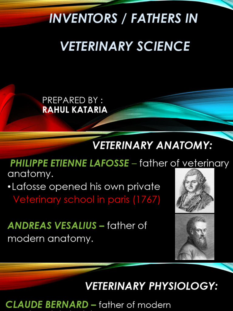 Pioneers in Veterinary Science | PDF | Medicine | Health Care