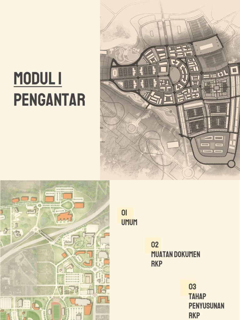 Modul 1 - Pengantar Rencana Kawasan Permukiman (RKP) | PDF