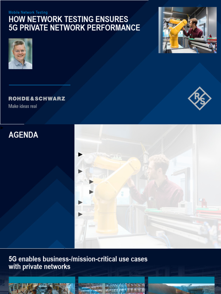 How Network Testing Ensures 5G Private Network Performance - Arnd - RS ...