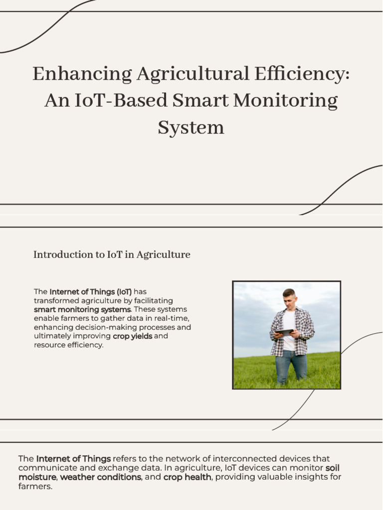 IoT Smart Monitoring in Agriculture | PDF | Internet Of Things ...