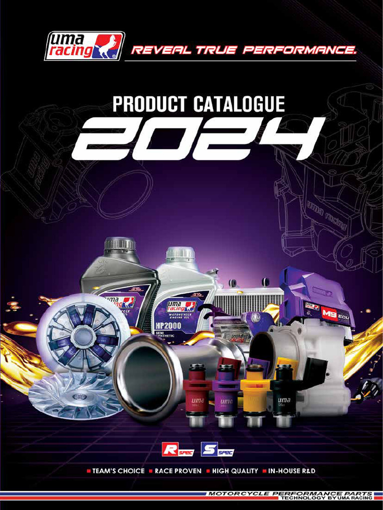 UMA Racing: High-Performance Motorcycle Parts | PDF | Machines | Propulsion