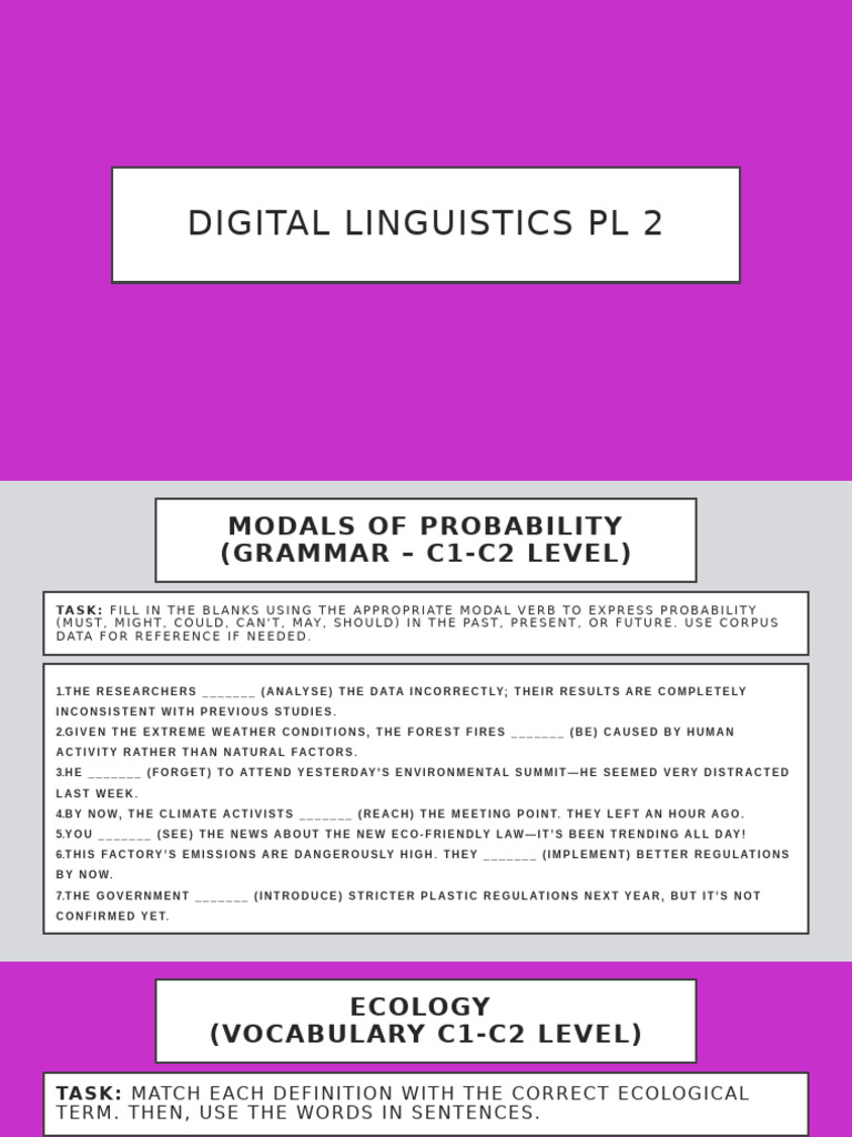 Digital Linguistics Practical Lesson 2 | PDF | Linguistics | Language ...