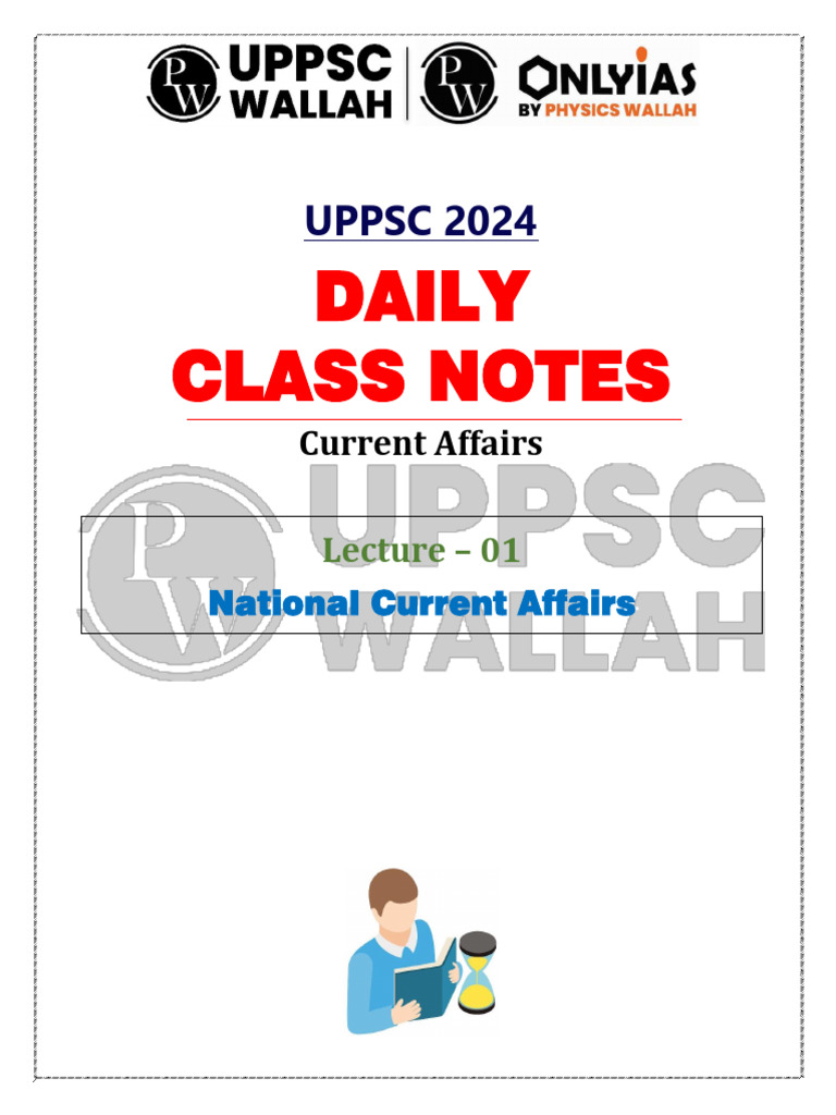 National Current Affairs Overview 2024 | PDF