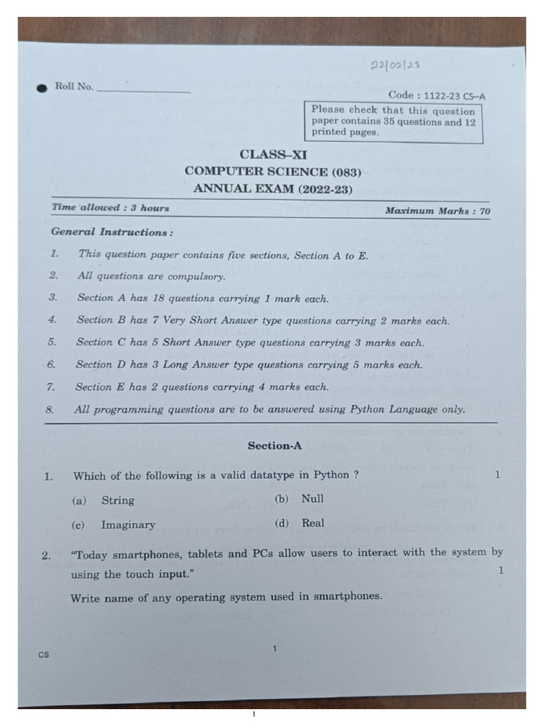 Xi Comp | PDF