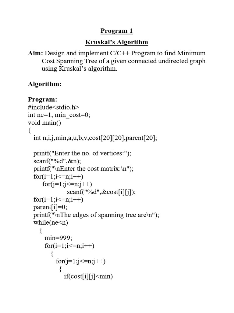C/C++ Algorithms for Graphs and Knapsack | PDF | Combinatorics ...