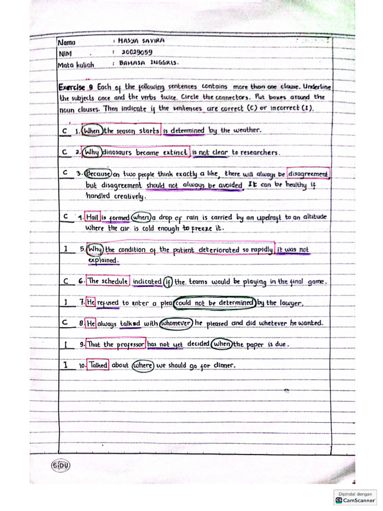 Answer Exercise Week 4 | PDF