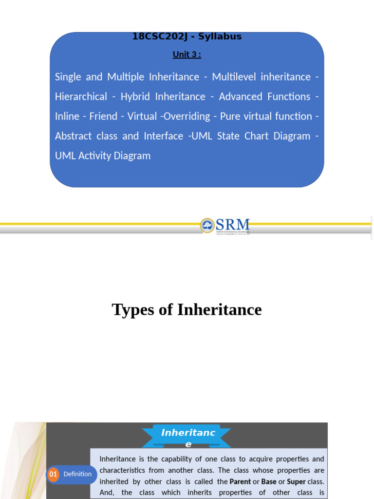 Inheritance Types and Concepts in C++ | PDF | Class (Computer ...