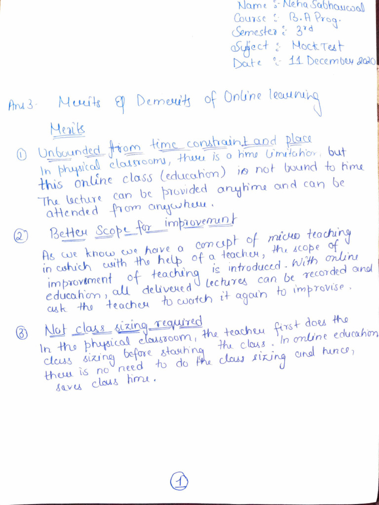 Merit and Demerits | PDF